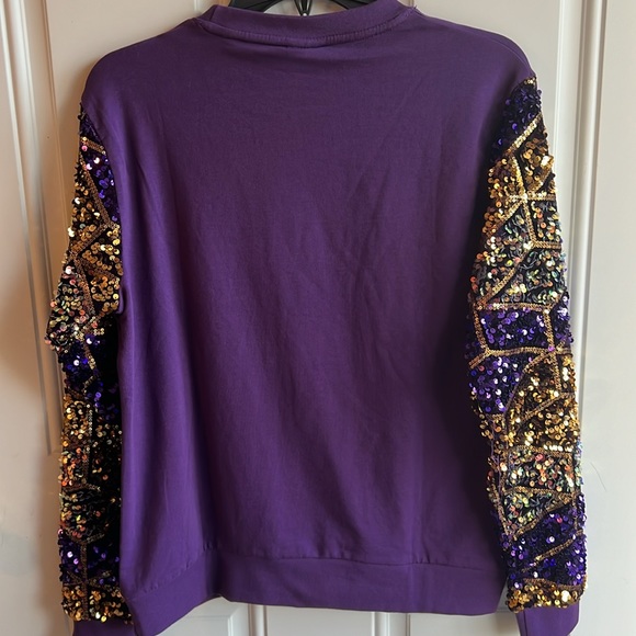 NWT MARDI GRAS LONG SLEEVE SHIRT - Picture 4 of 4
